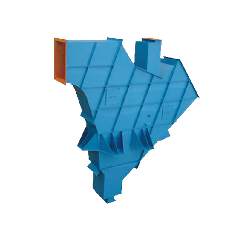 Separator static de pulbere tip V